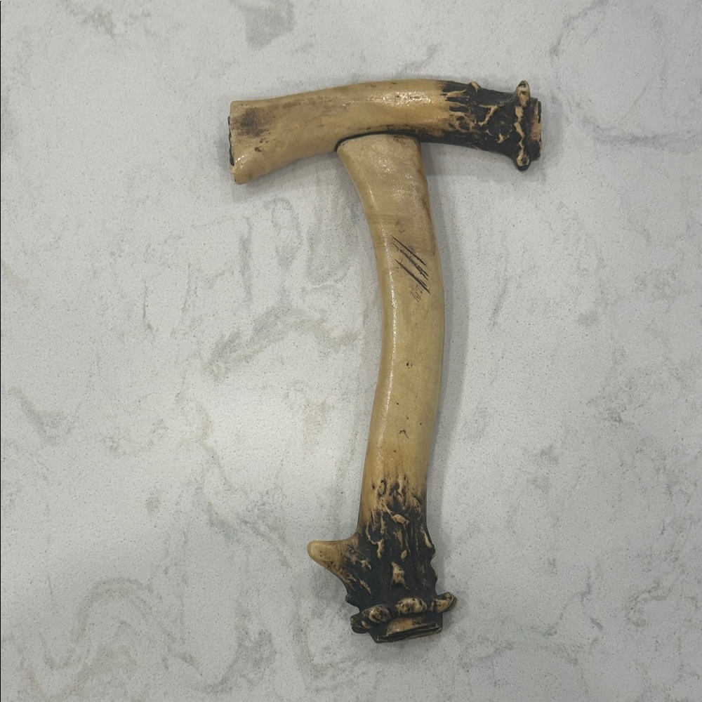 🎄 Rustic Bone Letter T Decor